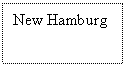 Text Box: New Hamburg